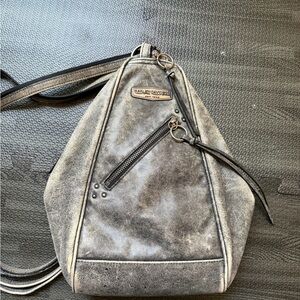Harley-Davidson Distressed Gray Sling Bag